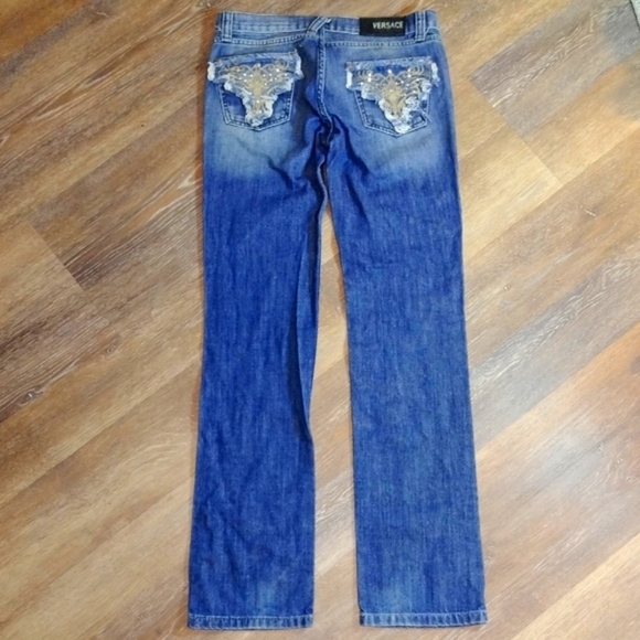 Versace Jeans Collection Blue Straight Leg Denim - Picture 4 of 4